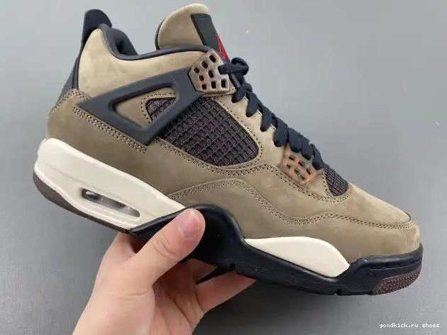 Cheap x Scott 4 Air Retro Brown TS Jordan AJ4-882335 Travis 0422